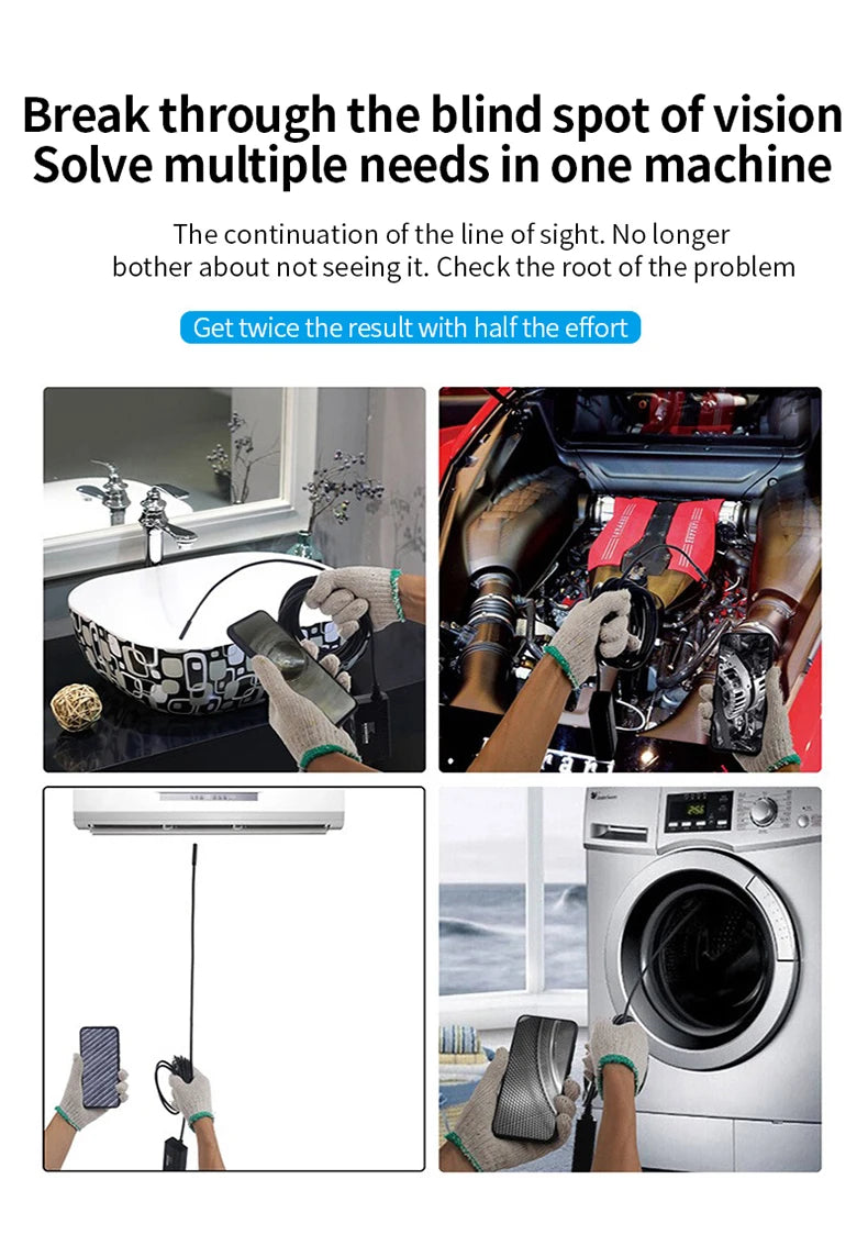 KERUI 8mm 1080P Endoscope Camera iOS/Android