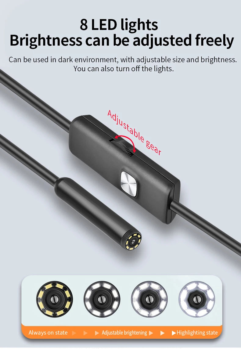 KERUI 8mm 1080P Endoscope Camera iOS/Android