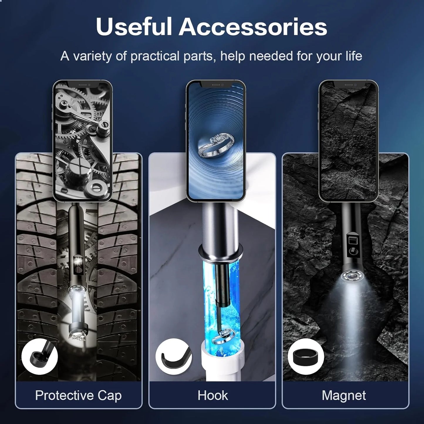 KERUI 8mm 1080P Endoscope Camera iOS/Android