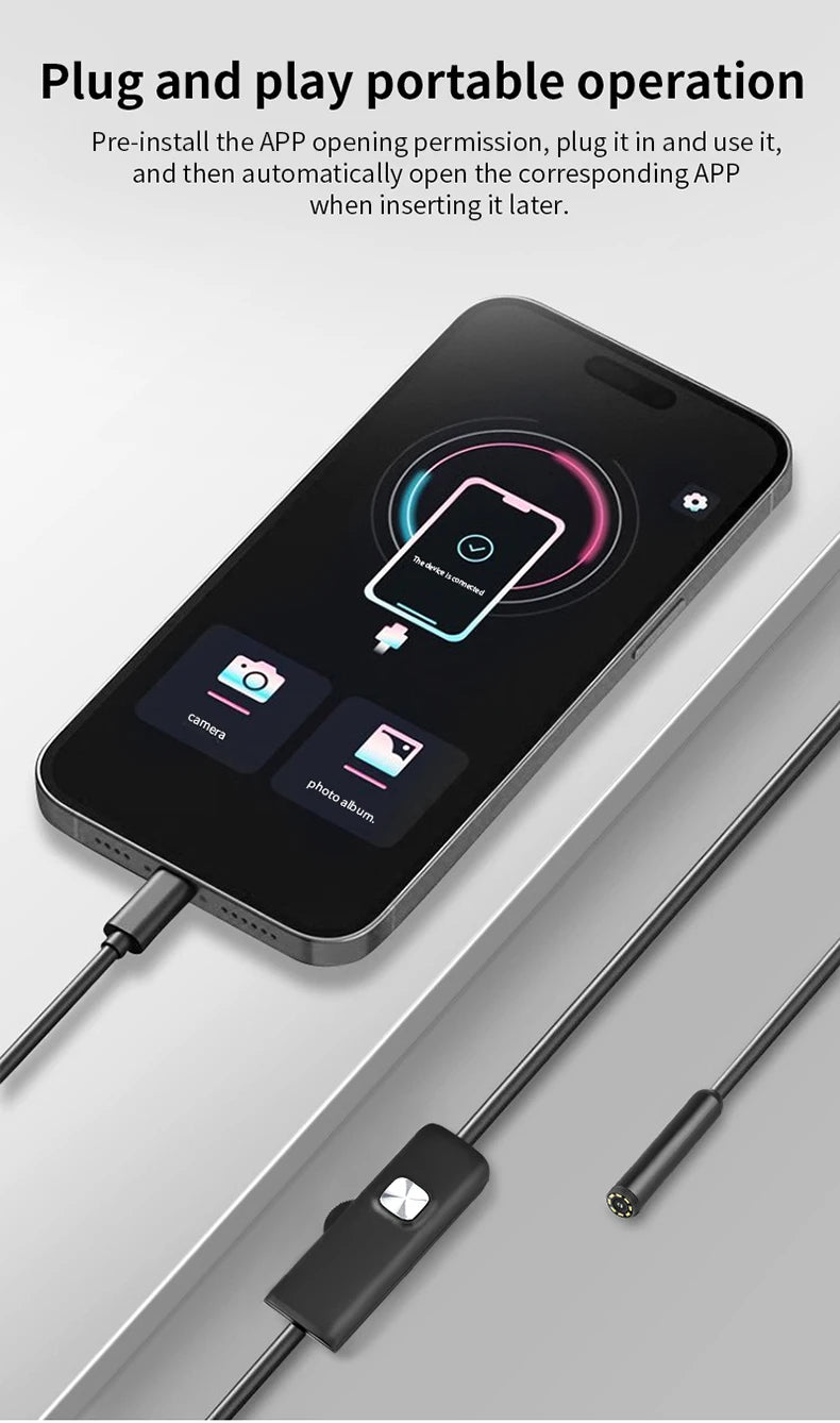 KERUI 8mm 1080P Endoscope Camera iOS/Android