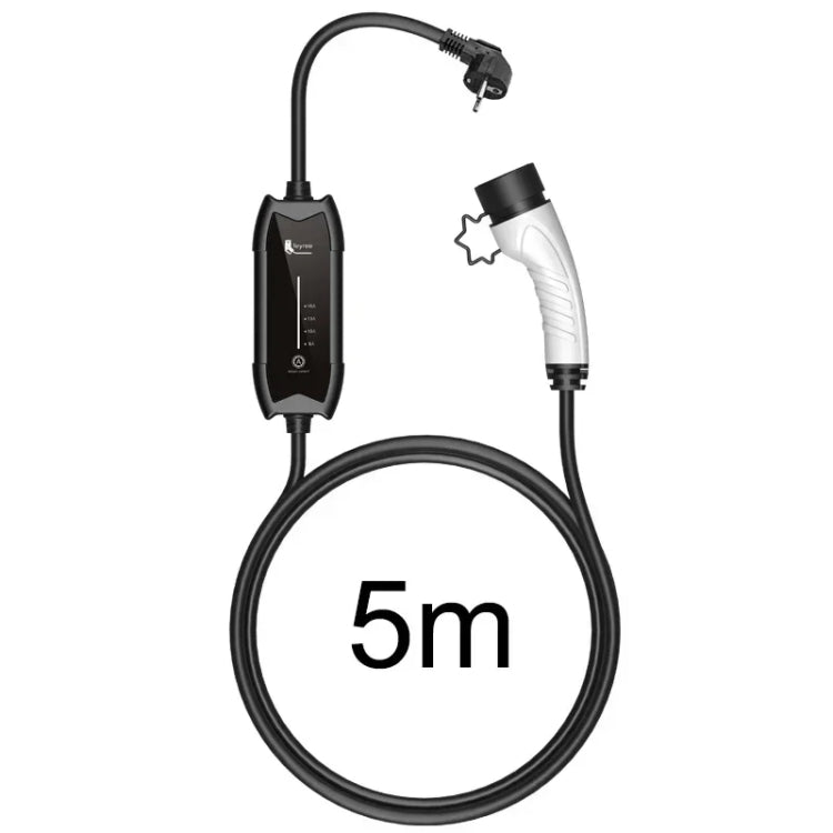 Feyree Type 1/Type 2/GBT/TS-NACS EV laadija WiFi ja APP juhtimisega 16A 3,5kW