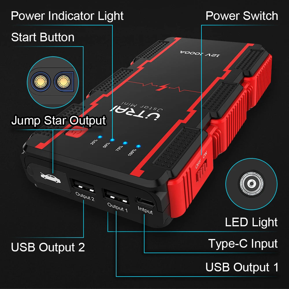 UTRAI JS-Mini 1000A Jump Starter