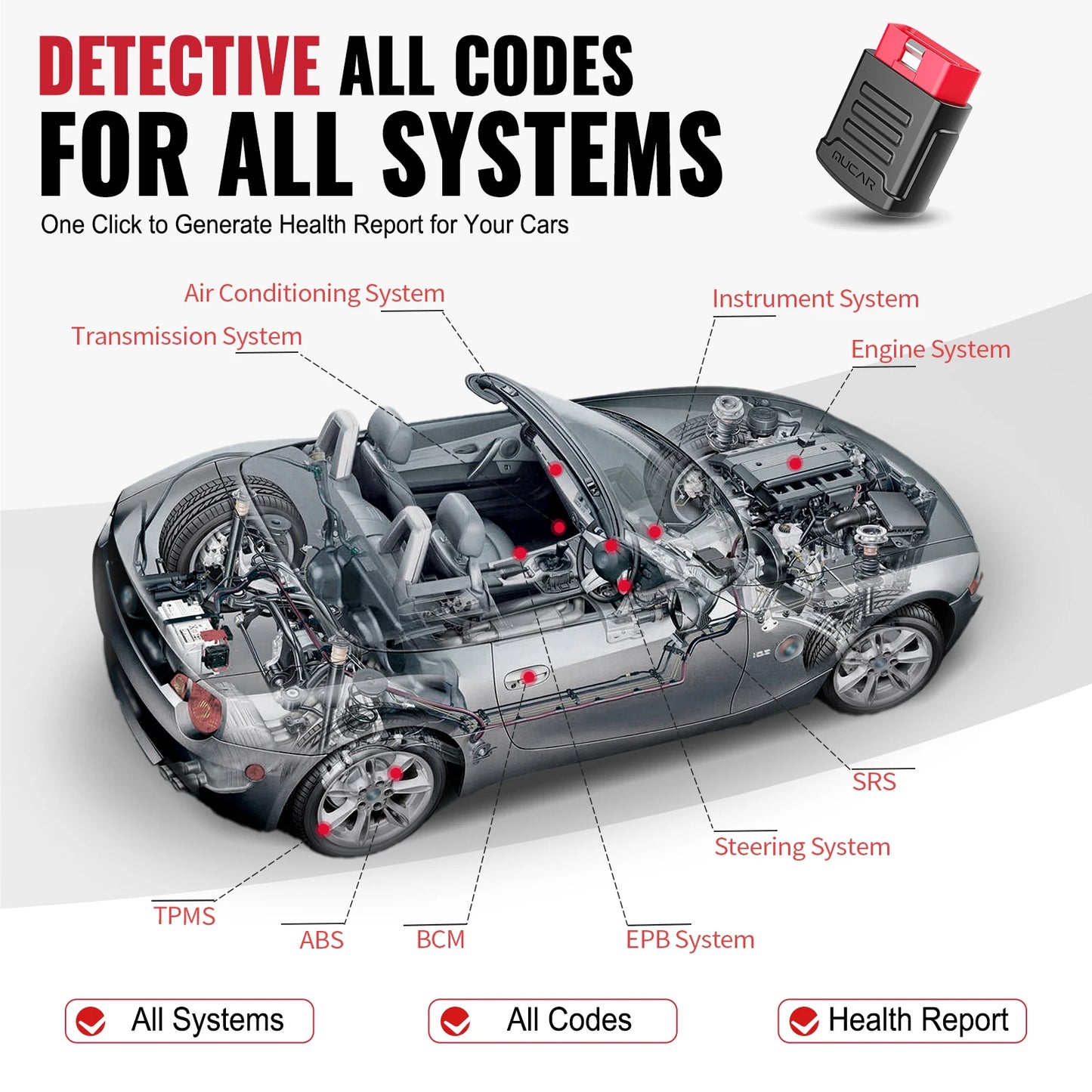 MUCAR BT200 Diagnostikaseade