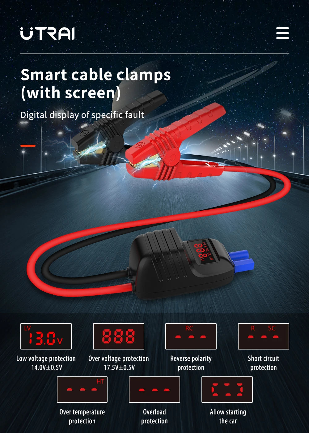 UTRAI JS-Mini 1000A Jump Starter