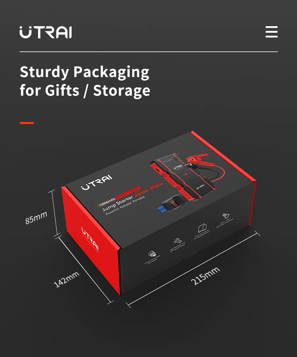 UTRAI JS-Mini 1000A Jump Starter