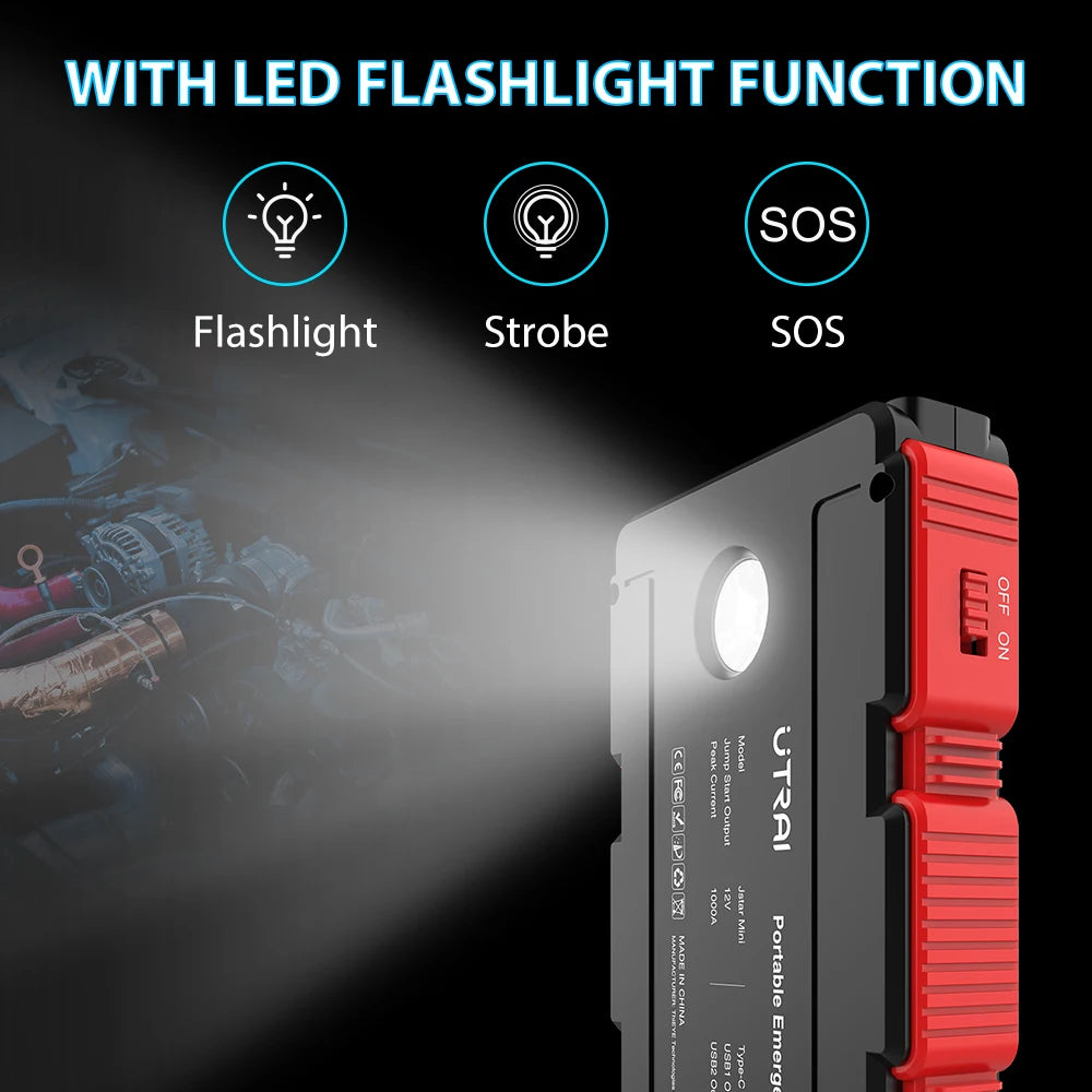 UTRAI JS-Mini 1000A Jump Starter