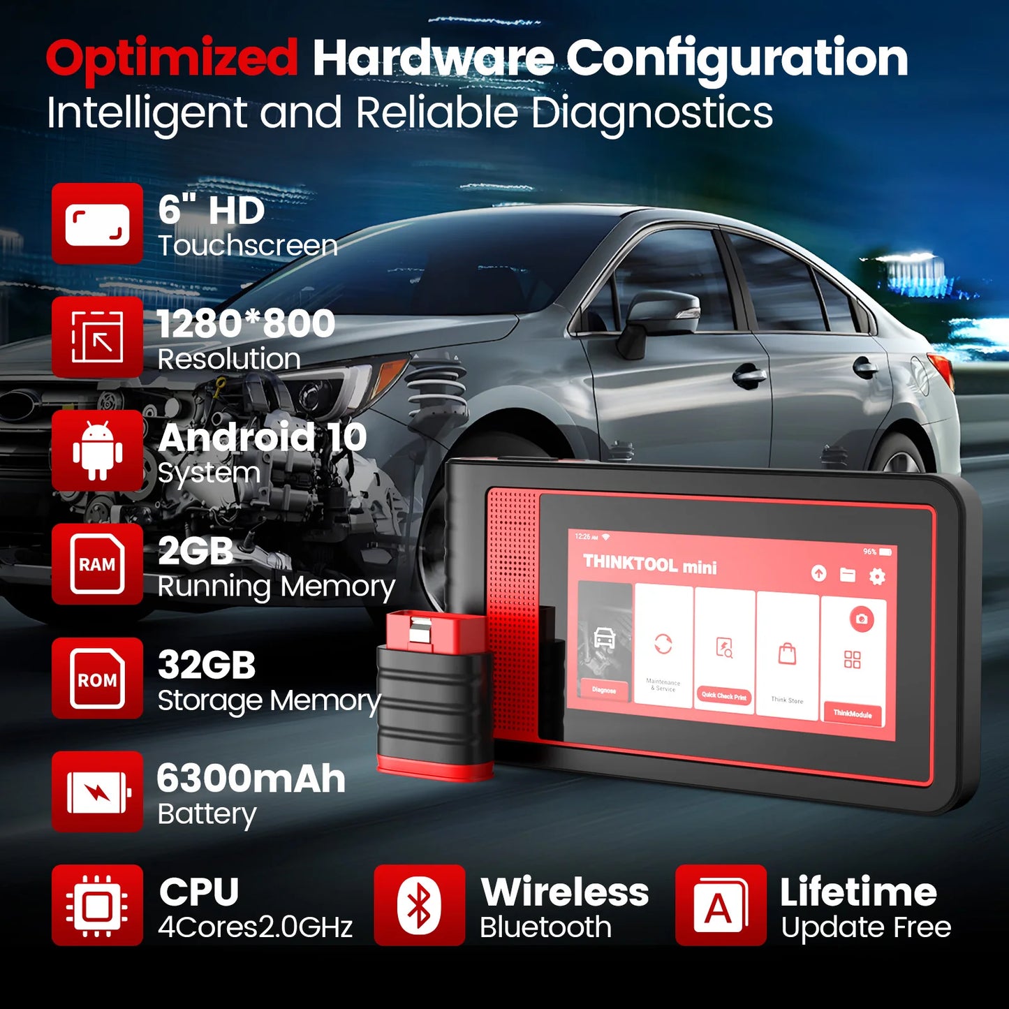 THINKCAR Thinktool Mini Diagnostikaseade