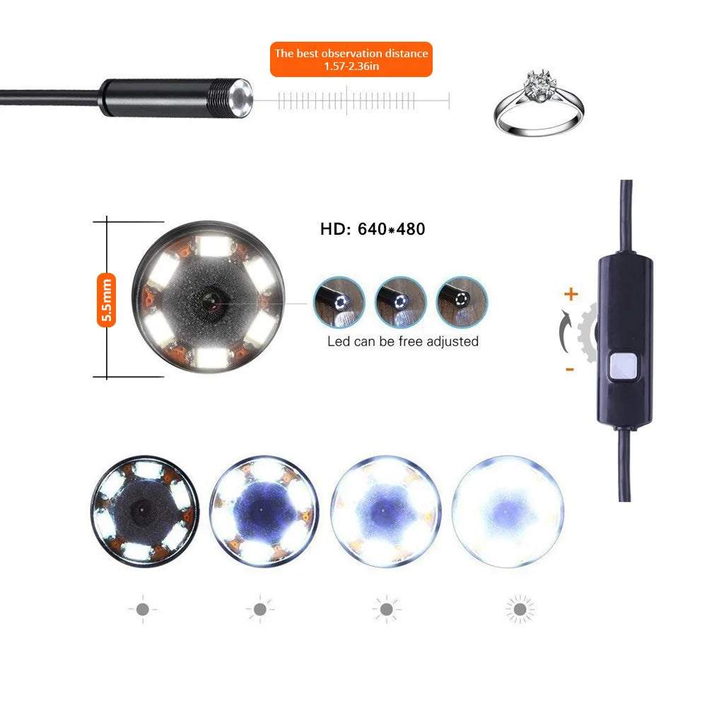 KERUI Endoscope camera 7mm 720p Android