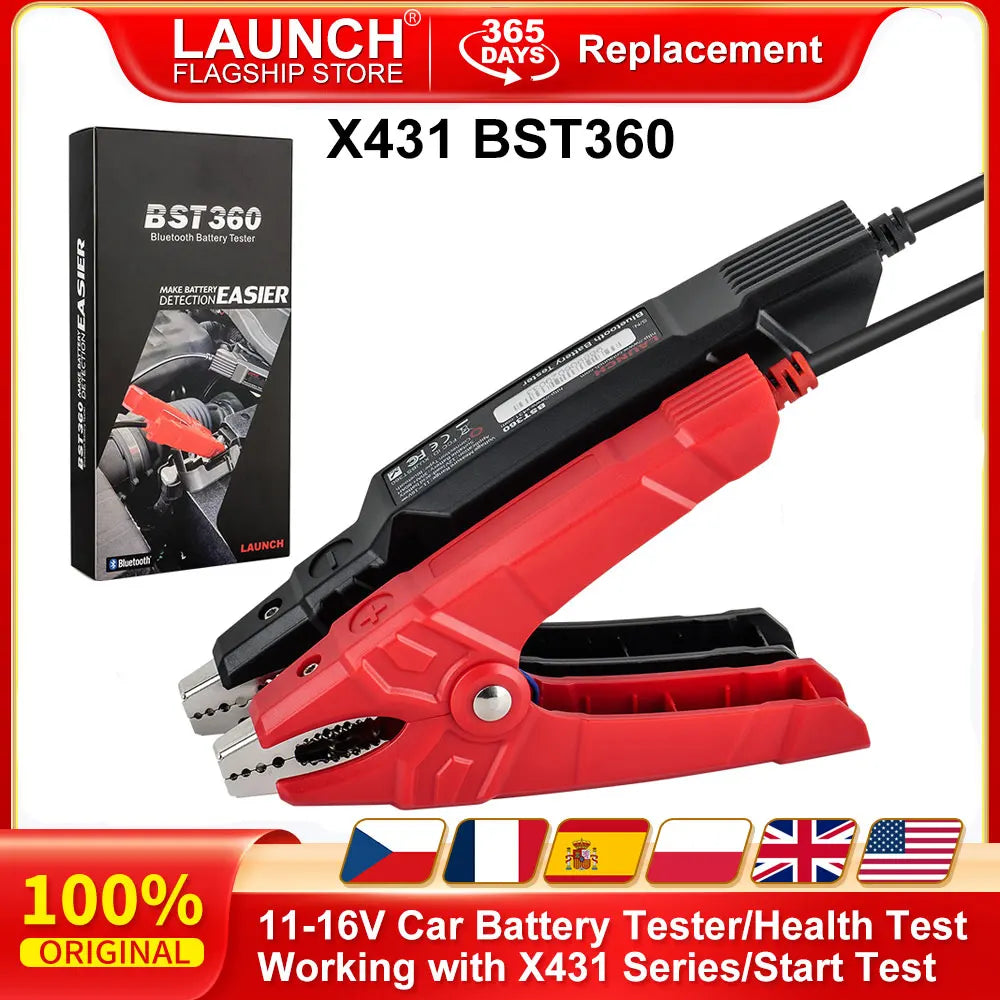 LAUNCH® BST360 Bluetooth Aku Tester