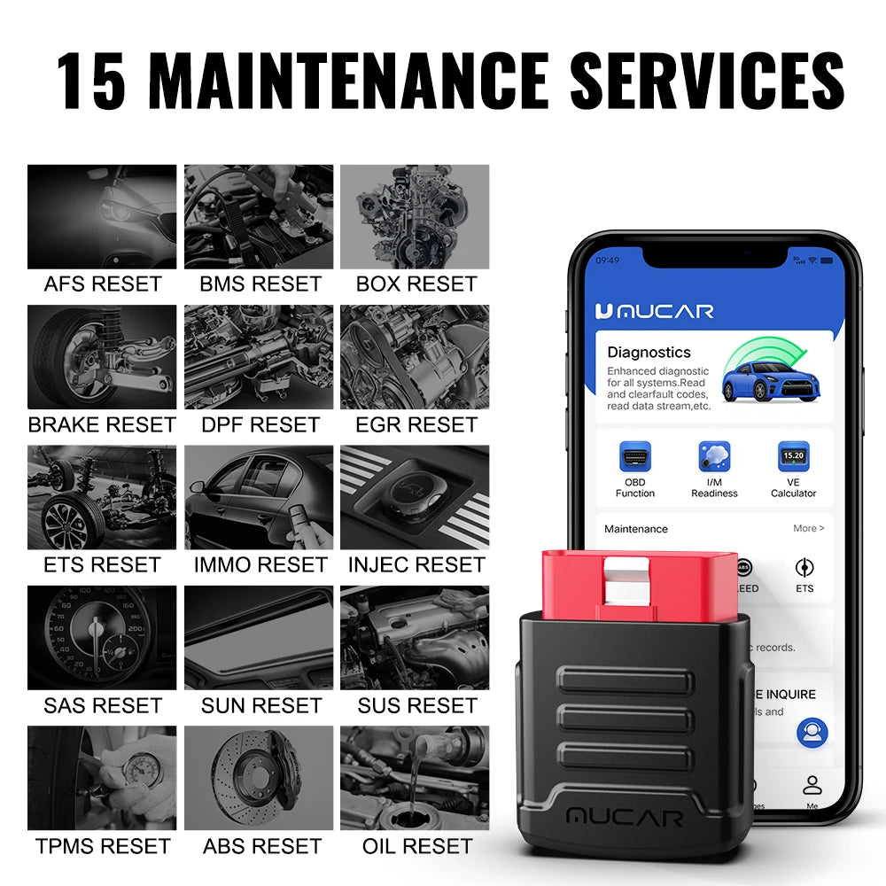 MUCAR BT200 Diagnostikaseade