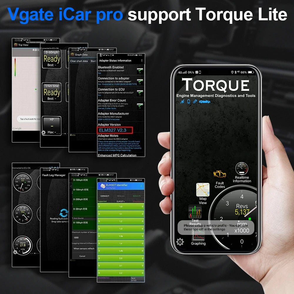 iCar Pro BT 4.0 V2.3 Bluetooth Code Reader/Diagnostic Device