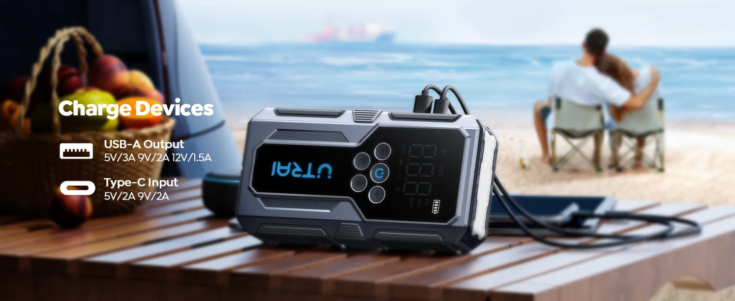 UTRAI JS-9 1500A Jump Starter/Air Pump