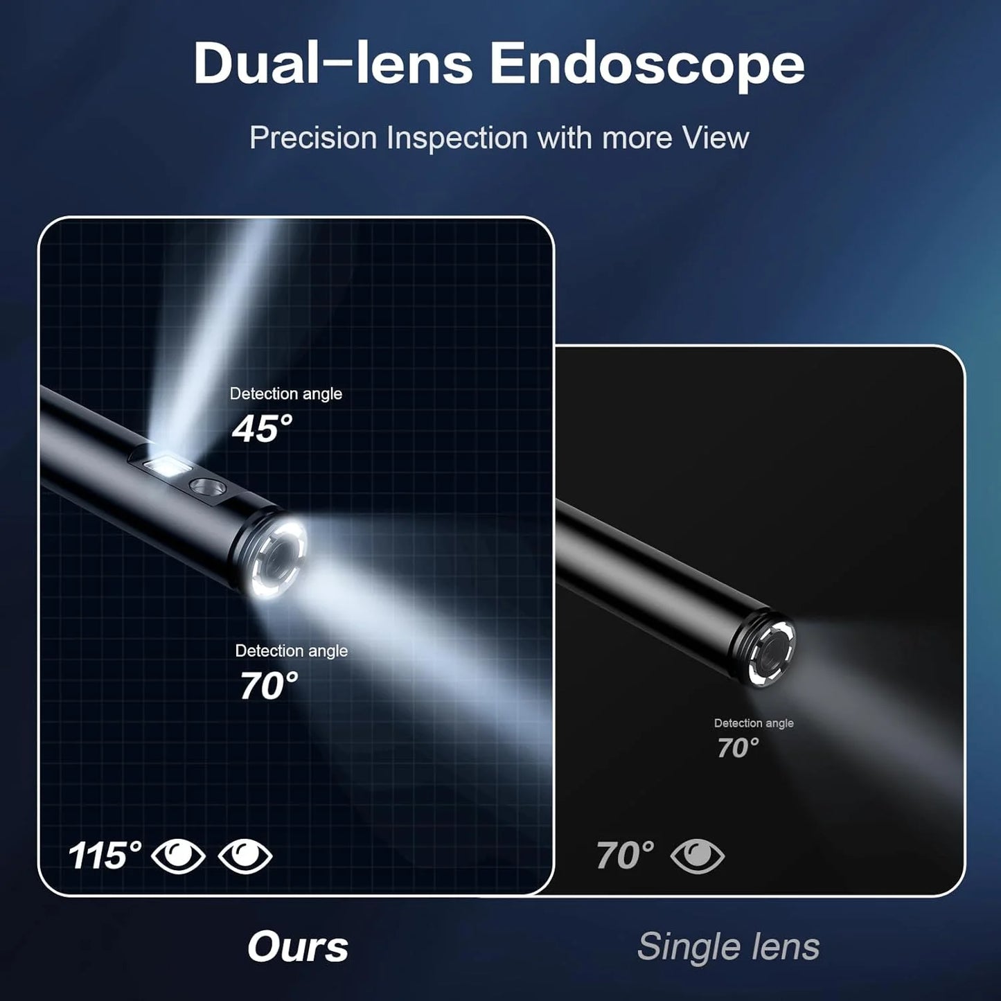 KERUI 8mm 1080P Endoscope Camera iOS/Android