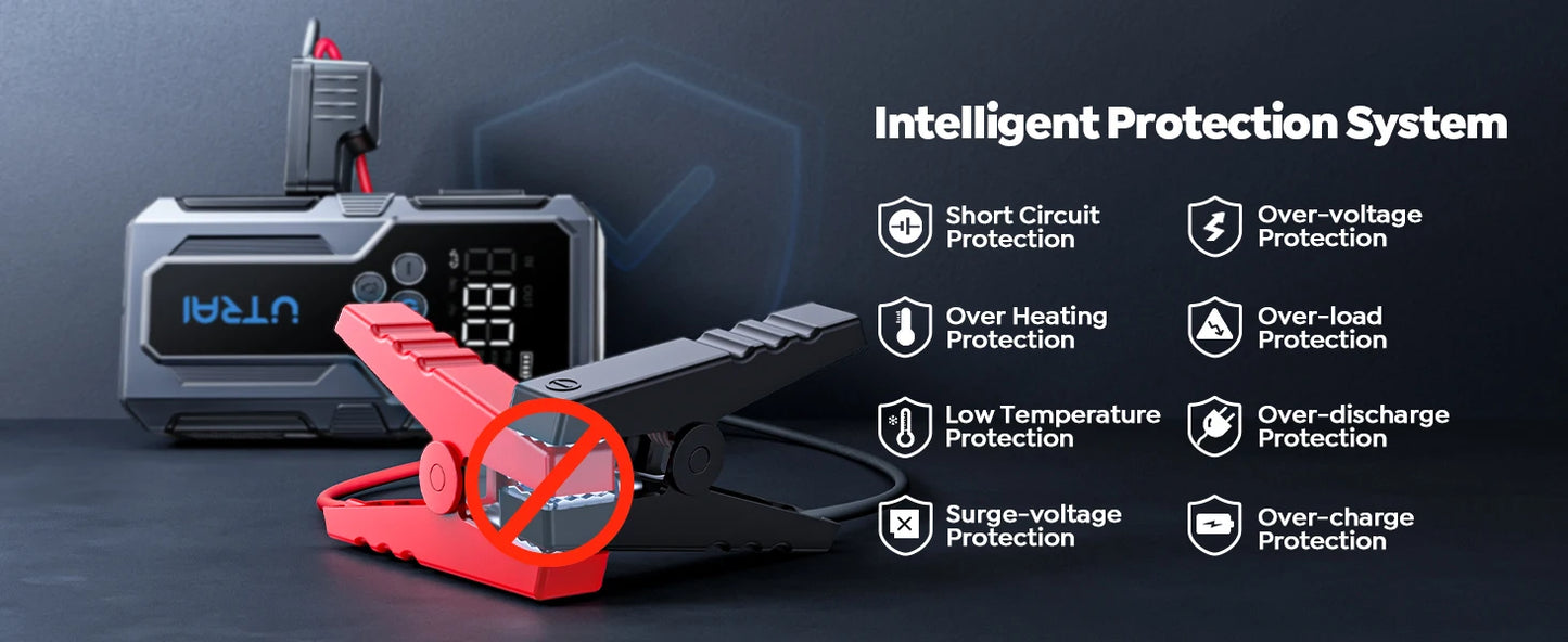 UTRAI JS-9 1500A Jump Starter/Air Pump