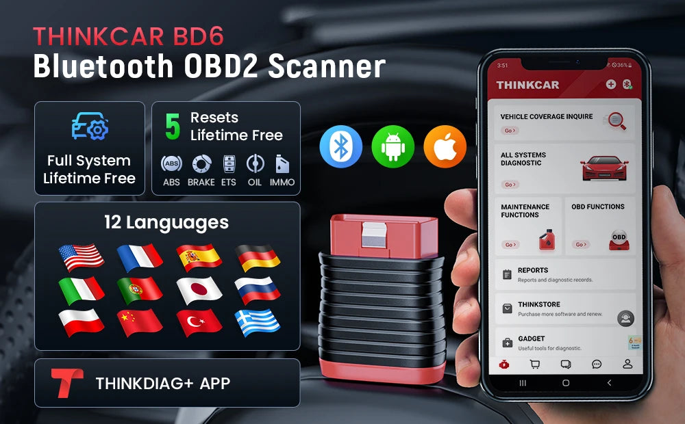 THINKCAR BD6 Diagnostikaseade