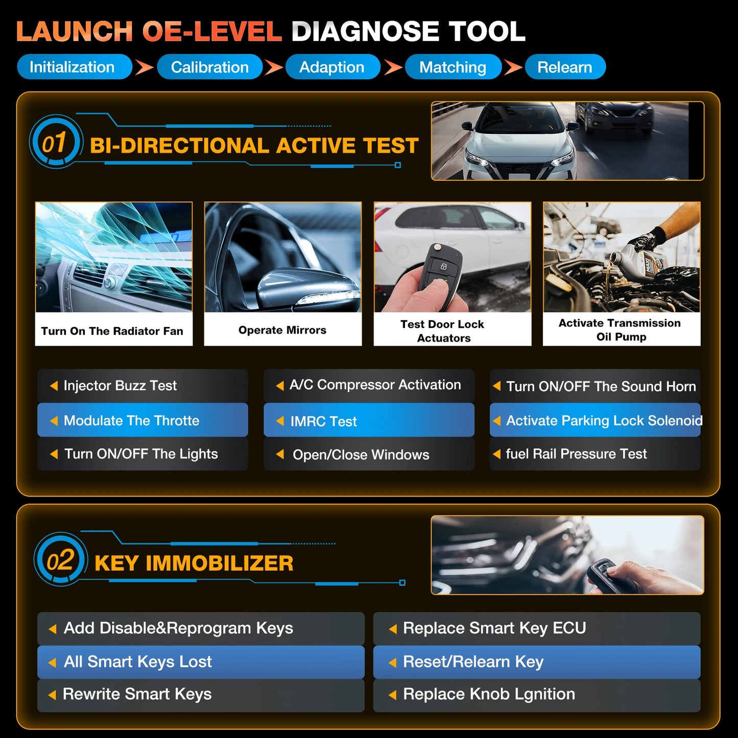 LAUNCH X431 Elite VAG/BMW/Mercedes/GM/Toyota