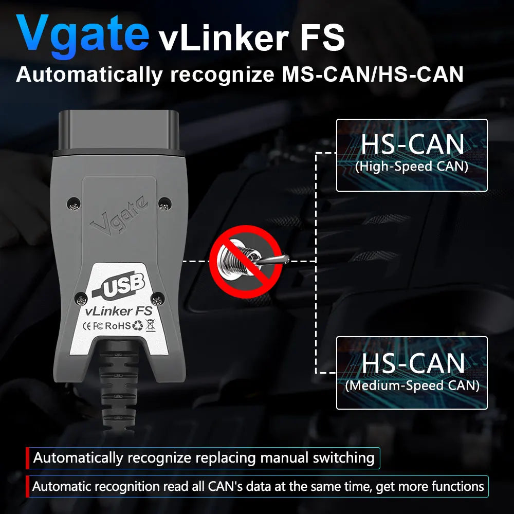 Vgate vLinker FS Diagnostikaseade Mazda/Ford