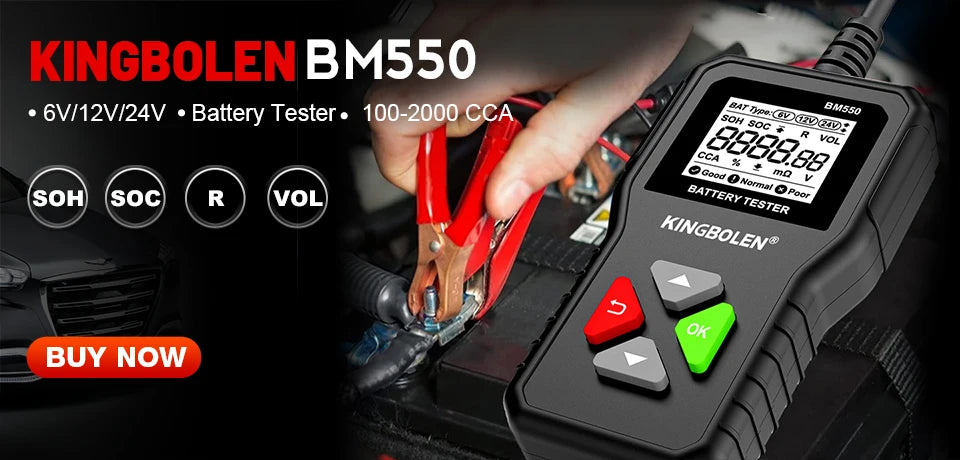 LAUNCH® BST360 Bluetooth Aku Tester