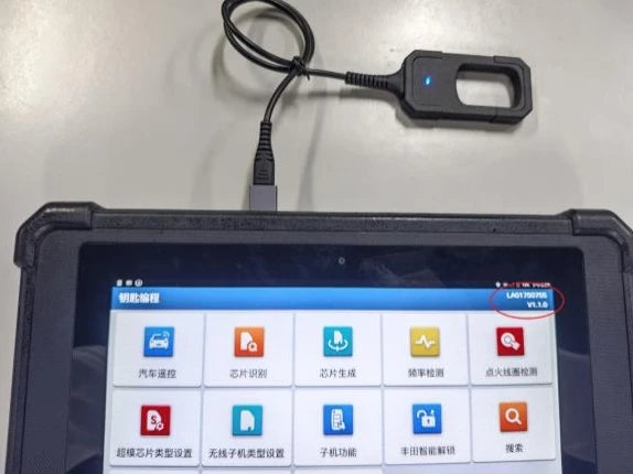 LAUNCH® X431 Autovõtme Programmeerija + 4 võtit